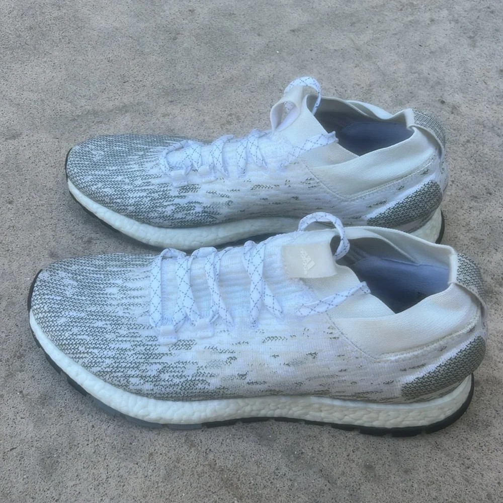 Adidas PureBoost RBL 'Raw White Grey' Men's Sneakers Size 10.5